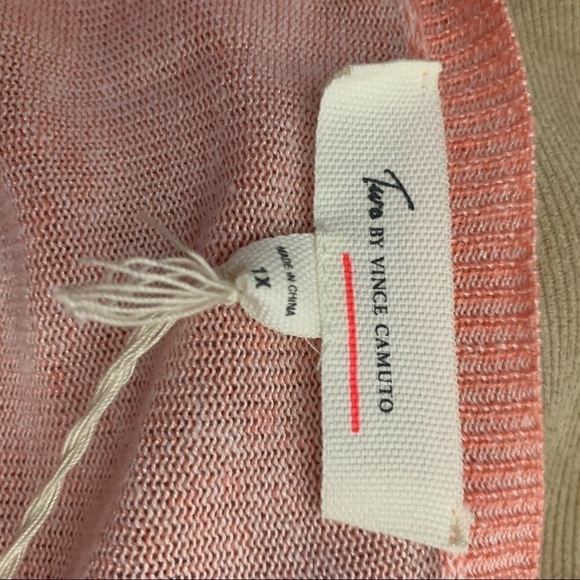 Two by Vince Camuto Women’s Peach Sweater - Picture 14 of 16